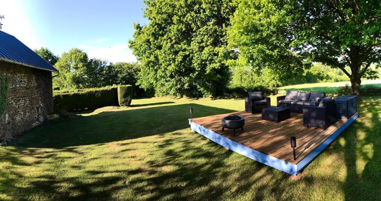 Вилла La Martiniere Saint-Aubin-Fosse-Louvain Экстерьер фото
